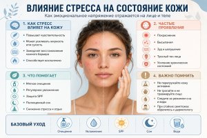 Влияние стресса на состояние кожи