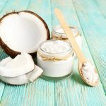 Coconut oil for skin treatment