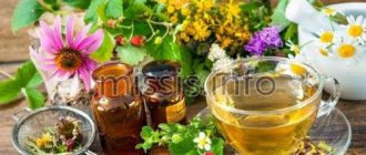 Treatment of women with herbs