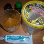 Face mask with honey, iodine and Vaseline. Recipes for making masks 