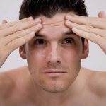 Why do men&#39;s eyebrows peel?